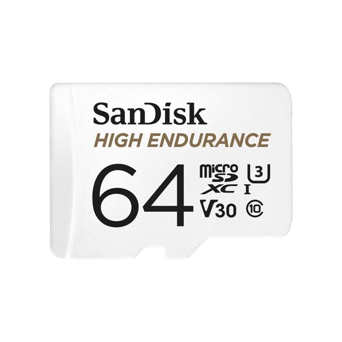 Sandisk High Endurance Micro Sdxc, 64gb + Sd Adapter-0