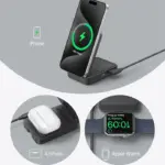 Anker Maggo Wireless Charging Station (15w Foldable 3-in-1) With Charger And Usb-c Cable-118809