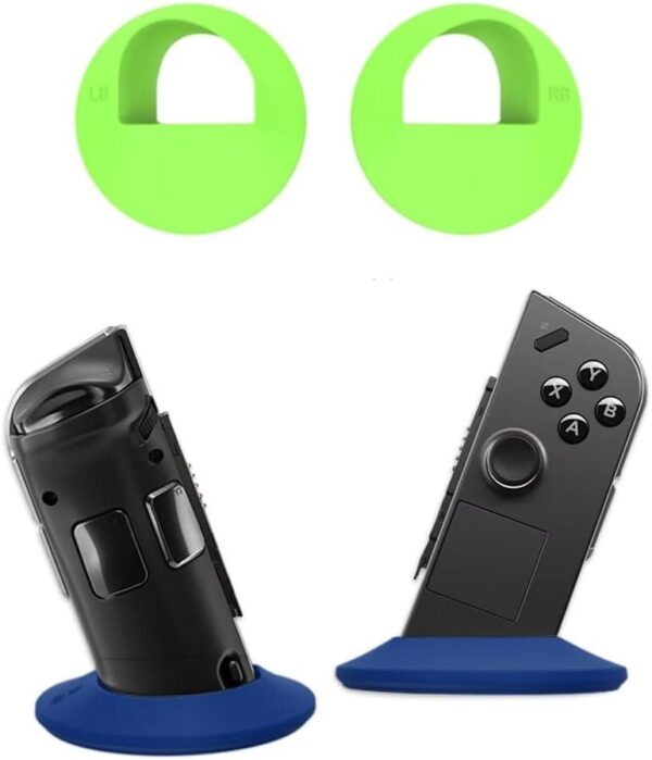 Gamepad Silicone Holder Storage Stand For Lenovo Legion Go Handheld - Green-0