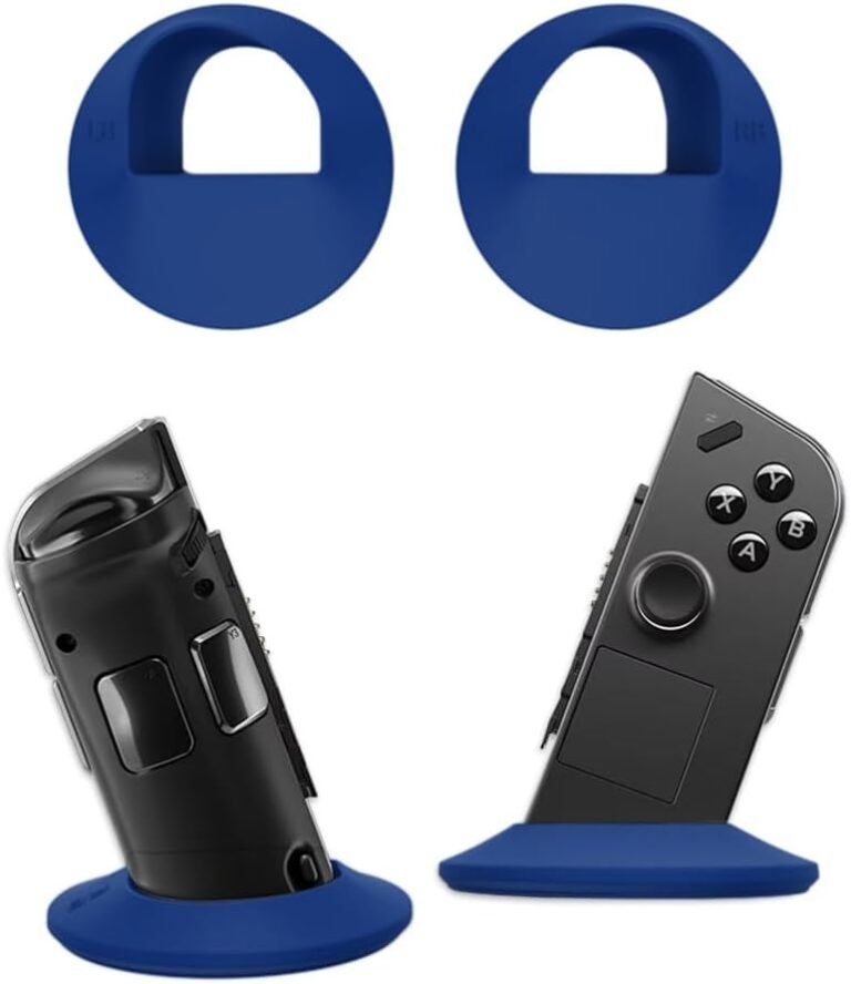 Gamepad Silicone Holder Storage Stand For Lenovo Legion Go Handheld - Blue-0