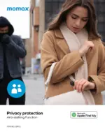 Momax Pintag Find My Tracker - Titanium-119578