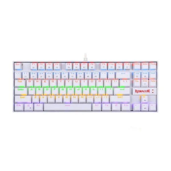 Redragon Kumara K552w-rgb Mechanical Gaming Keyboard – Red Switches – White-0