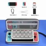 Syntech Portable Carrying Case For Nintendo Switch & Oled - Light Red-120916