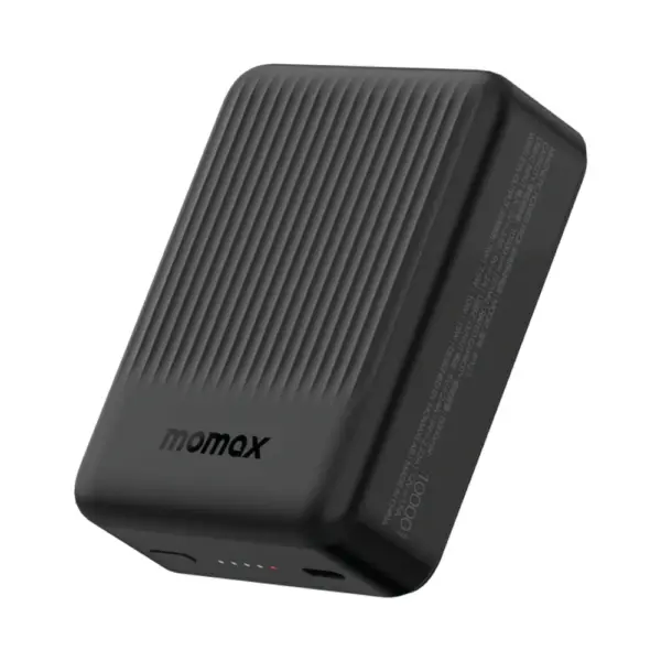 بنك طاقة لاسلكي مغناطيسي موماكس كيو ماج مينيمال 2 (10000mAh) - أسود-0