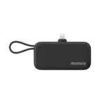 Momax 1-power Mini Lightning 3-in-1 Power Bank 5000mah - Black-120837