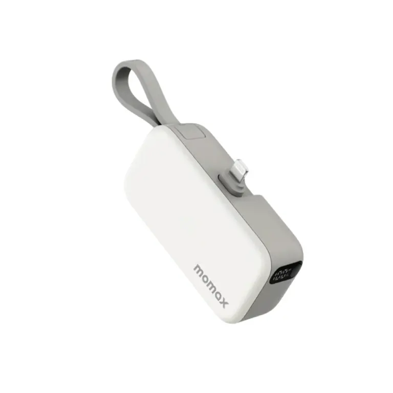 Momax 1-power Mini Lightning 3-in-1 Power Bank 5000mah - White-0