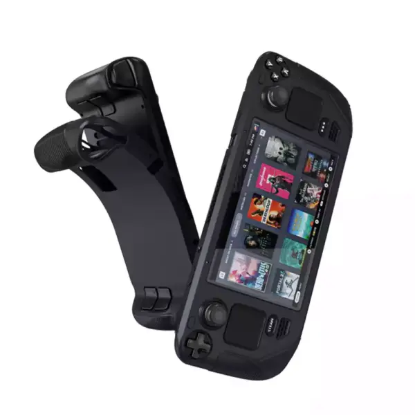 Syntech Silicone Protective Case For Steam Deck - Black-0