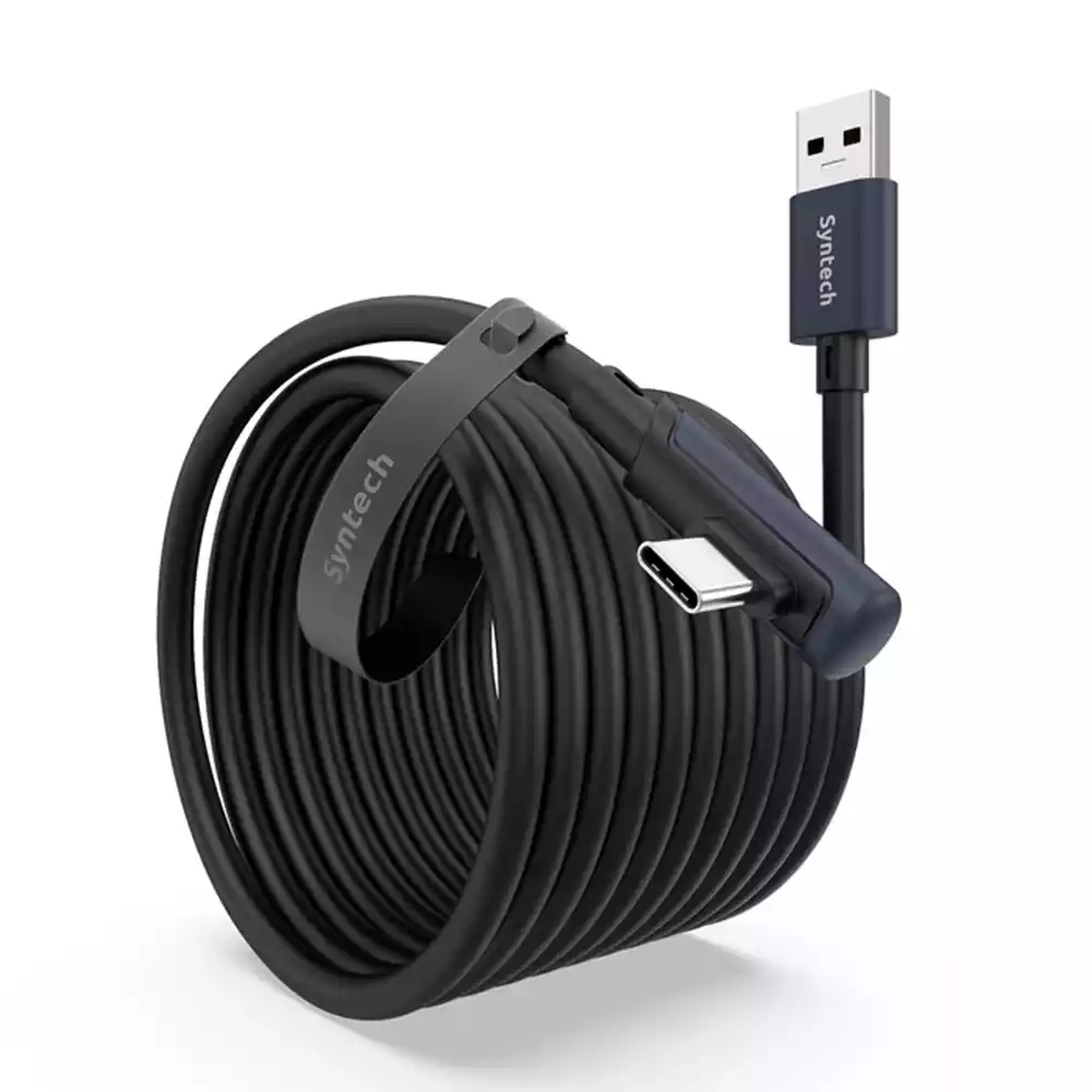 Syntech Link Cable For Quest 3/2 10ft/3m - Black-0