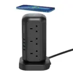 محور برج من باورولوجي مع 12 مقبس تيار متردد من نوع GaN - أسود-123530