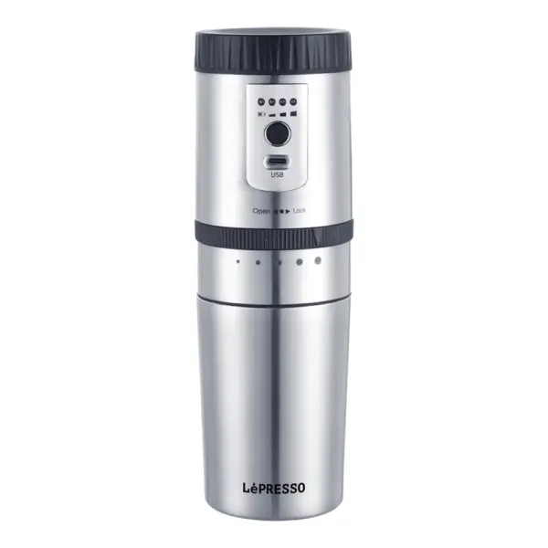 Lepresso Portable Mug Burr Grinder Coffee Maker-0