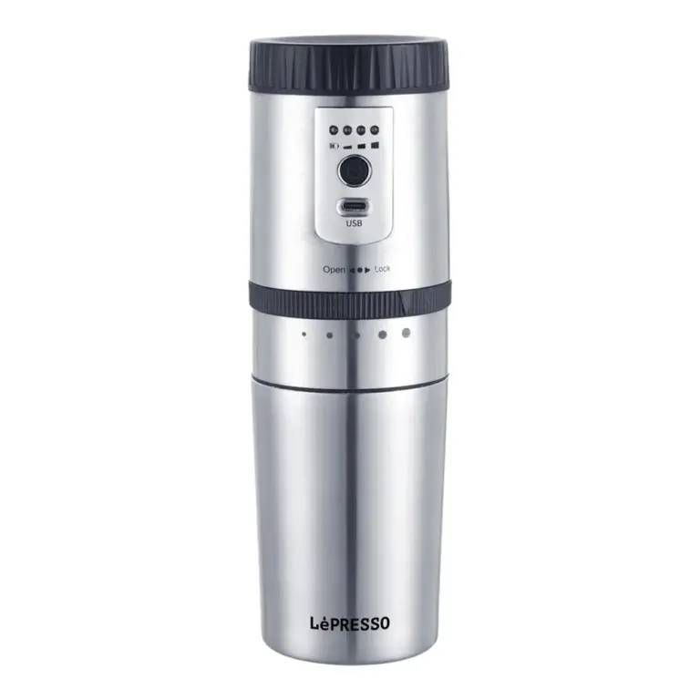 Lepresso Portable Mug Burr Grinder Coffee Maker-0