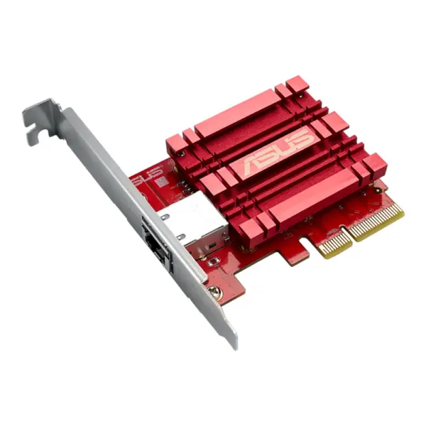 Ausu Xg-c100c 10gbase-t Pcie Network Adapter With Backward Compatibility Of 5/2.5/1g And 100mbps Rj45 Port And Built-in Qos-0
