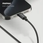Momax Elite Usb-c To Usb-c Braided Cable 60w 1.5m - Black-123174