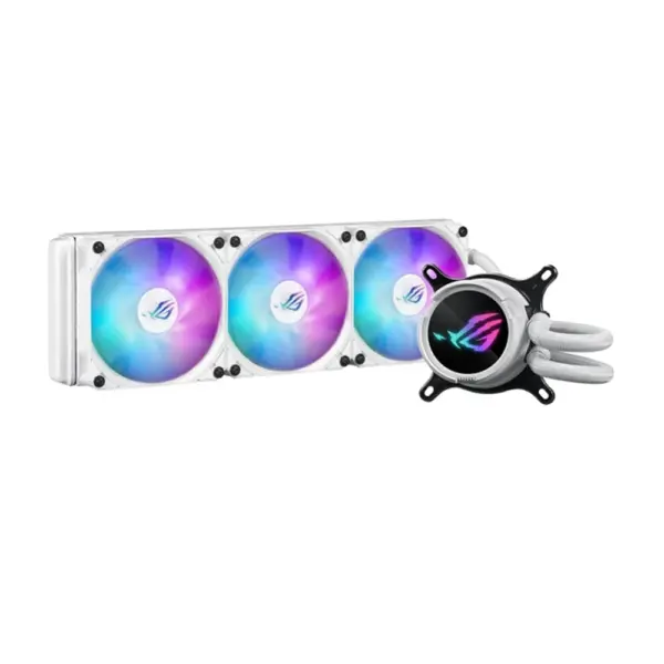 Asus Rog Strix Lc Iii 360 Argb White Edition Aio Liquid Cpu Cooler-0