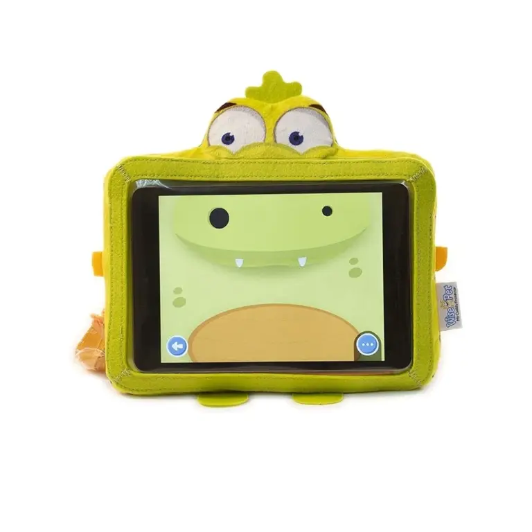 Wise Pet Rocky WP-900211 Protective Case for 7-8 Inch Tablets - Yellow Green-0