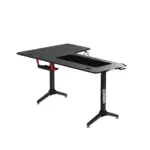 Gamvity Professional Gaming Desk L Shaped (1600*1000*750) - Right Black-126418