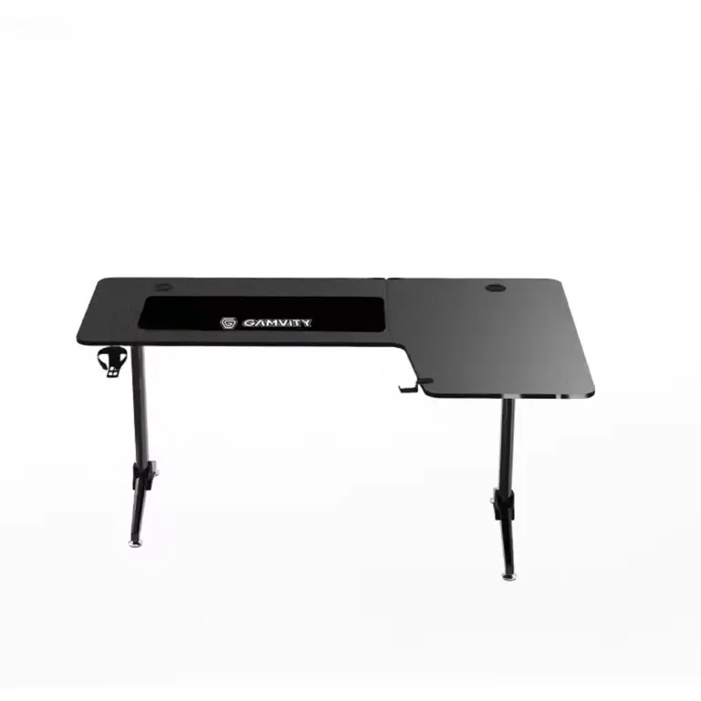 Gamvity Professional Gaming Desk L Shaped (1600*1000*750) - Right Black-0