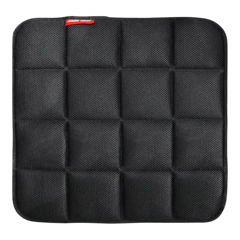 Andaseat Green-touch Natural Bamboo Charcoal Seat Mat - Black-0