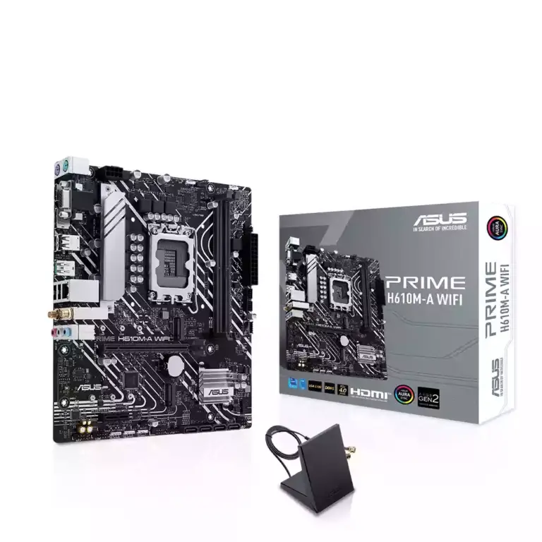 Asus Prime H610m-a Wifi Intel H610 Mother Board-0