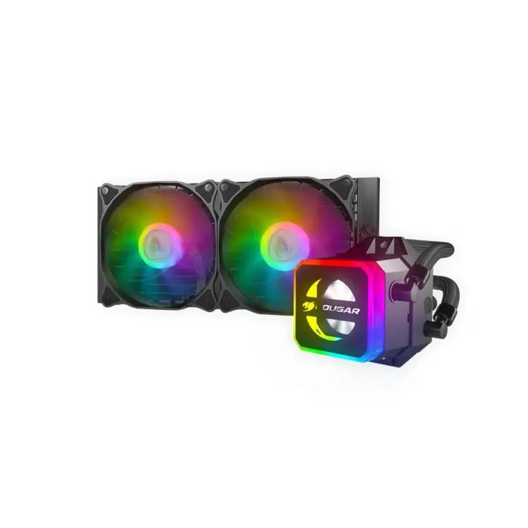 Cougar Helor 240 Cpu Liquid Cooling Series, Rgb Dual Fan-0