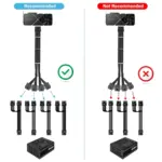 Sybechatf Rtx 4090 4080 4070ti 16(12+4) to 4x8pin Pci-e 5.0 Sleeved Extension Cable-127475