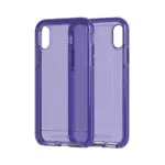Tech21 Evo Check Flexible Soft Case For Apple Iphone Xs Max 6.5" Ultra Violet-0