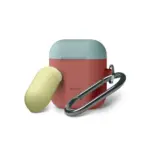 elago duo hang case for airpods body italian rose top coral blueyellow-0
