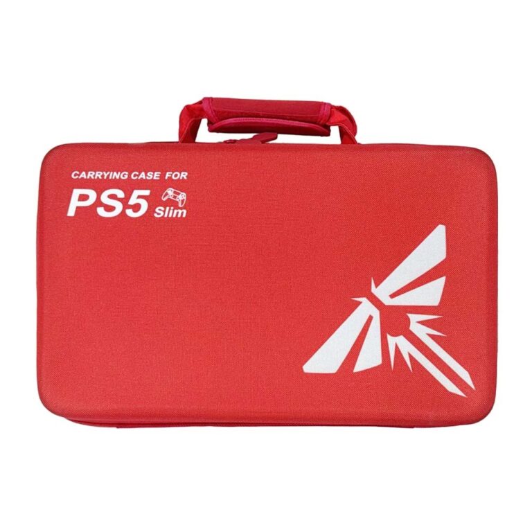 Ps5 Carrying Bag For Ps5 Slim - Red-0
