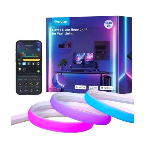 Govee Neon Rope Light For Wall Lining 5M-0