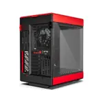 Hyte Y60 Dual Chamber Panoramic Tempered Glass Atx Modern Aesthetic Case - Red-128570