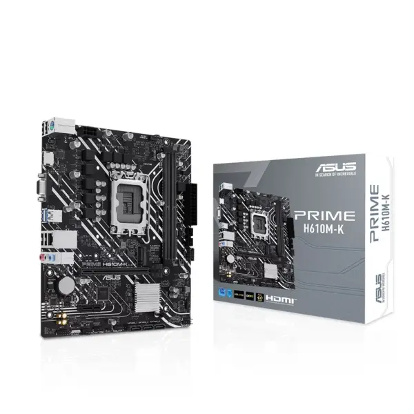 Asus Intel H610 (Lga 1700) Micro-atx Motherboard, Ddr5-0
