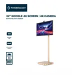 Powerology Android 32” Uhd 60hz Tablet With Stand 8 +128gb - Gold-129215