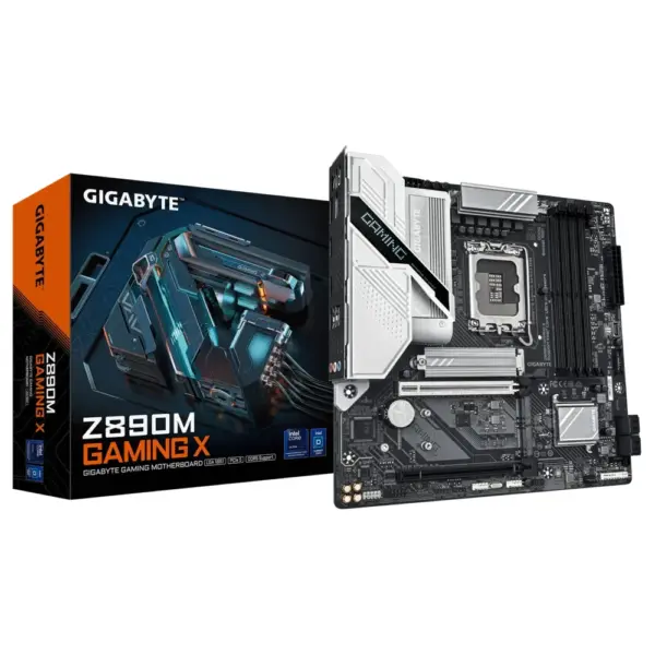 لوحة أم جيجابايت Z890M جيمينج إكس LGA 1851 ميكرو-إيه تي إكس (أسود غير لامع)-0