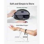 كابل أنكر من USB-C إلى USB-C بقوة 240W وطول 3 أقدام (مُعاد تدويره - مضفر) - أسود-129656