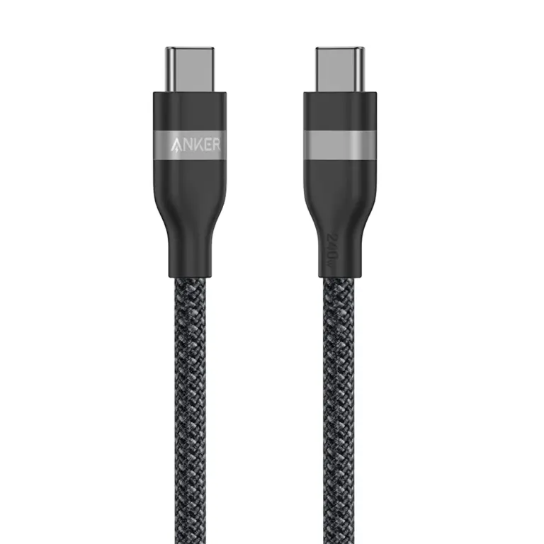 Anker Usb-c To Usb-c Cable 240w 6ft (Upcycled-braided) - Black-0