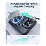 Esr Iphone 16 Pro Classic Hybrid Case With Stash Stand - Clear Black-132344