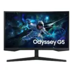 شاشة ألعاب منحنية سامسونج 27" أوديسي G5 G55c بدقة QHD ومعدل تحديث 165Hz وزمن استجابة 1ms-0