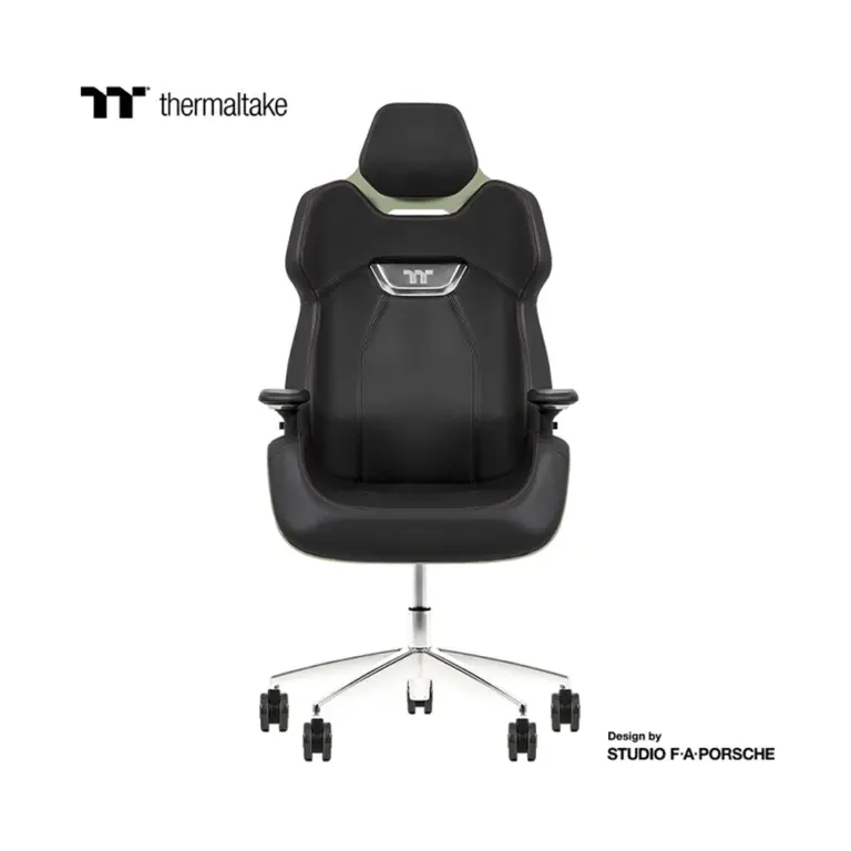 Thermaltake Argent E700 Real Leather Gaming Chair (Matcha Green)-0