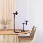 حامل هاتف مكتبي متعدد الزوايا من بورودو - أسود-130280