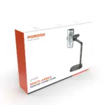 حامل هاتف مكتبي متعدد الزوايا من بورودو - أسود-130281