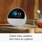 Amazon Echo Spot Smart Alarm Clock 2024 Edition - Black-130500