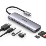 Ugreen Usb-c 6-in-1 Multifunctional Adapter - 4k 60hz-0