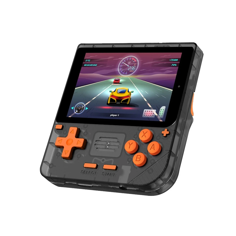 Porodo Gaming Retro Arcade Gaming Console - Black/orange-0 Porodo Gaming Retro Arcade Gaming Console - Black/orange-0