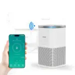 منقي هواء ذكي من باورولوجي لإزالة الروائح والدخان - أبيض-131099