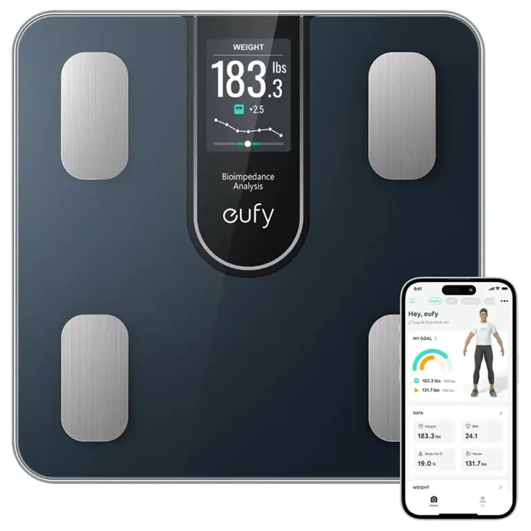 Eufy C20 Bluetooth Smart Scale - Black-0