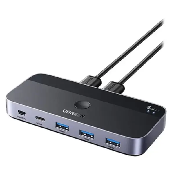 مفتاح مشاركة يوغرين USB 3.0 - 2 مدخل و 4 مخرج-0