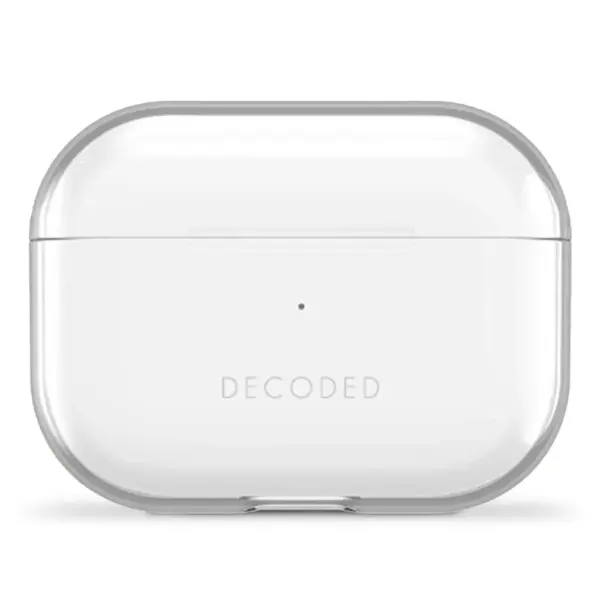 غلاف سيليكوني هوائي من ديكوديد لسماعات آبل AirPods Pro 1 و2 - شفاف-0