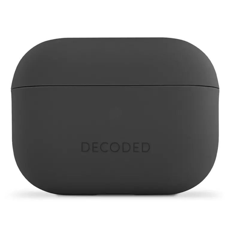 Decoded Silicone Aircase For Airpods Pro 1&2 - Charcol Black-0
