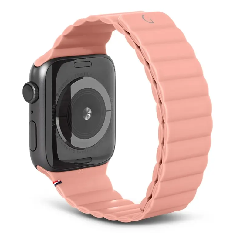 Decoded Ultra Apple Watch 45/44/42mm Silicone Traction Lite Strap - Peach Pearl-0