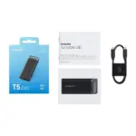 Samsung T5 Evo 4tb Portable Ssd Up To 460 Mb/s Read Speed - Black-132353